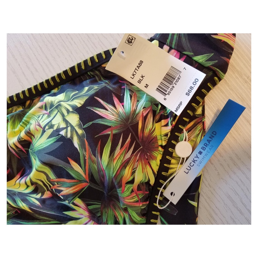 Coastal Palms High Neck Bikini Top by Lucky - Picture 7 of 8